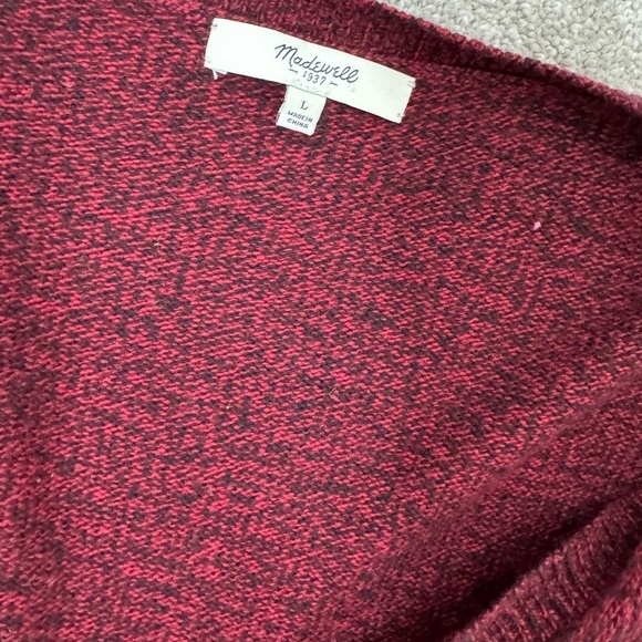 Madewell Landscape Cardigan Sweater Large - Picture 7 of 8